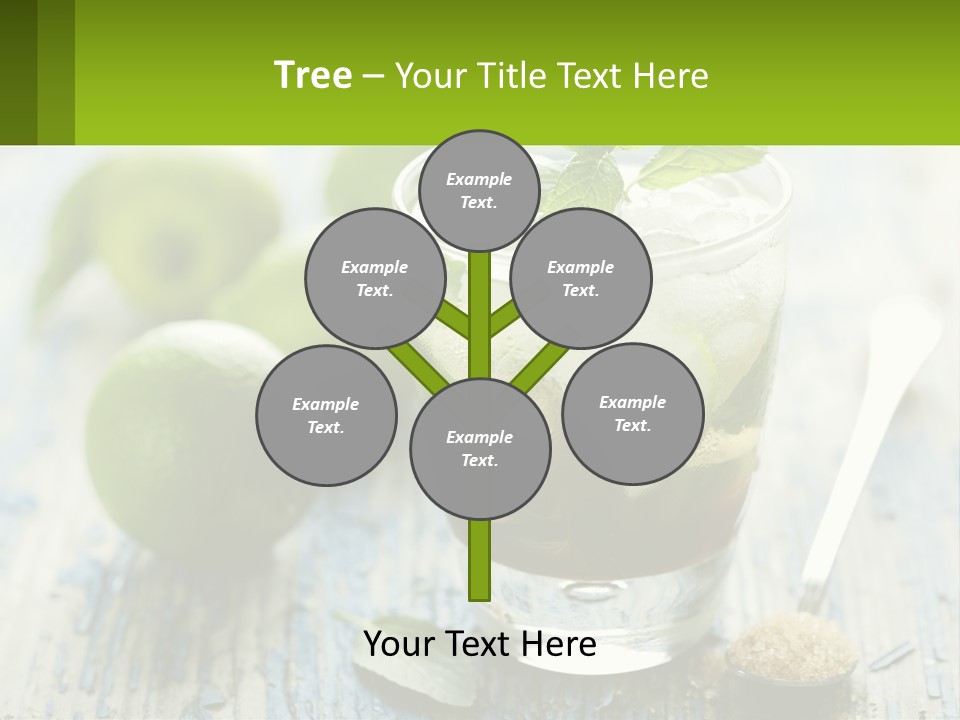 Alcoholic Horizontal Rum PowerPoint Template