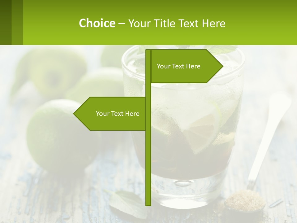 Alcoholic Horizontal Rum PowerPoint Template