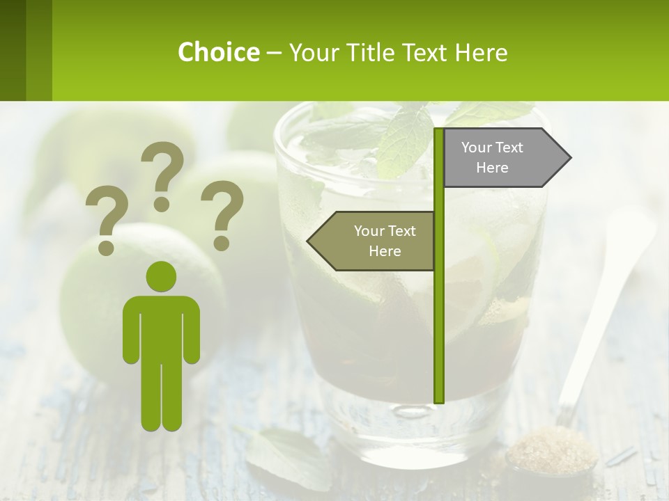 Alcoholic Horizontal Rum PowerPoint Template