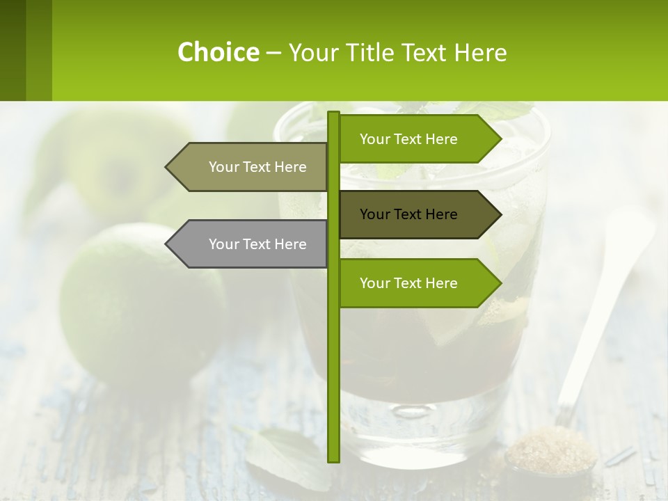 Alcoholic Horizontal Rum PowerPoint Template