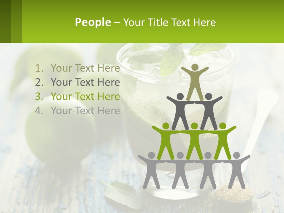 Alcoholic Horizontal Rum PowerPoint Template