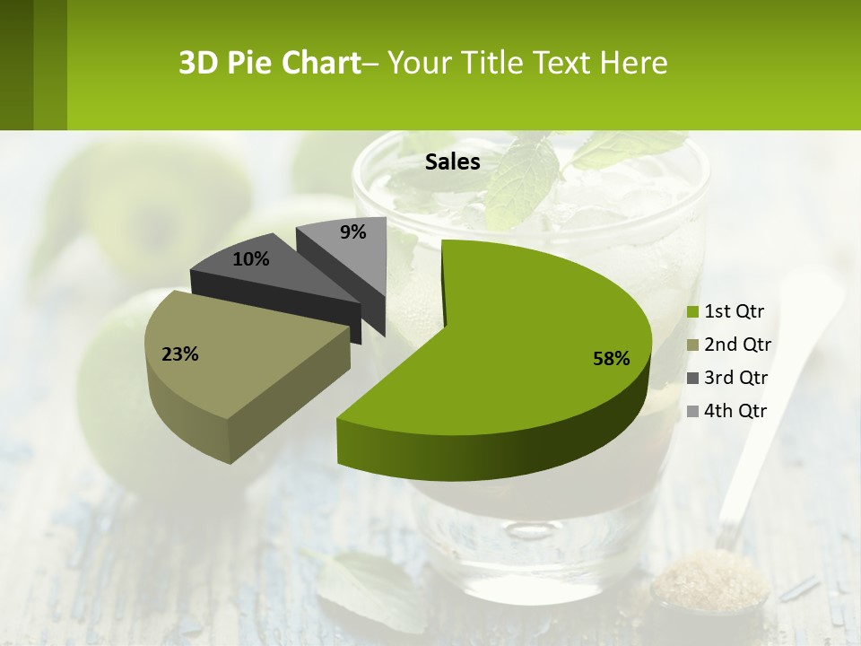 Alcoholic Horizontal Rum PowerPoint Template