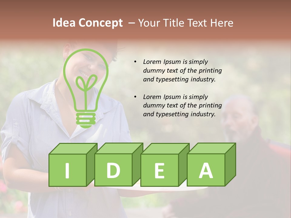 Drink Retired Healthcare PowerPoint Template