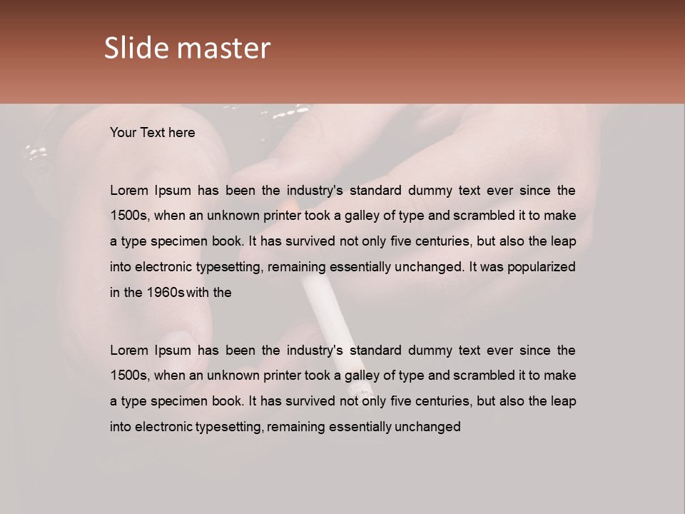 Questioning Caption Custody PowerPoint Template