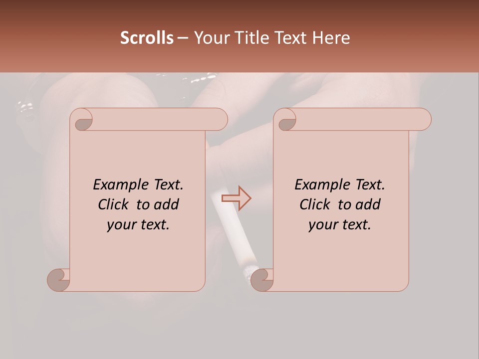 Questioning Caption Custody PowerPoint Template