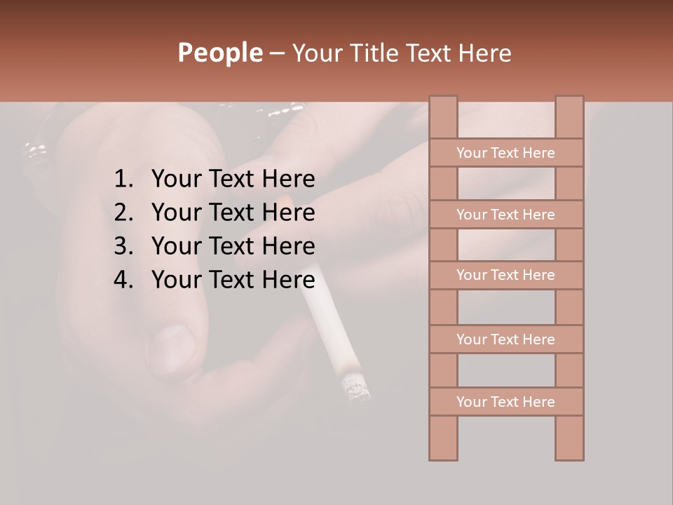 Questioning Caption Custody PowerPoint Template