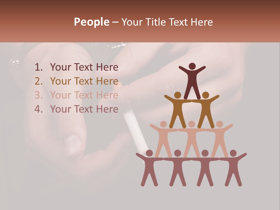 Questioning Caption Custody PowerPoint Template