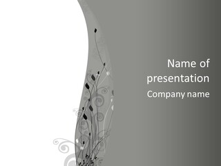 Pattern White Abstract PowerPoint Template