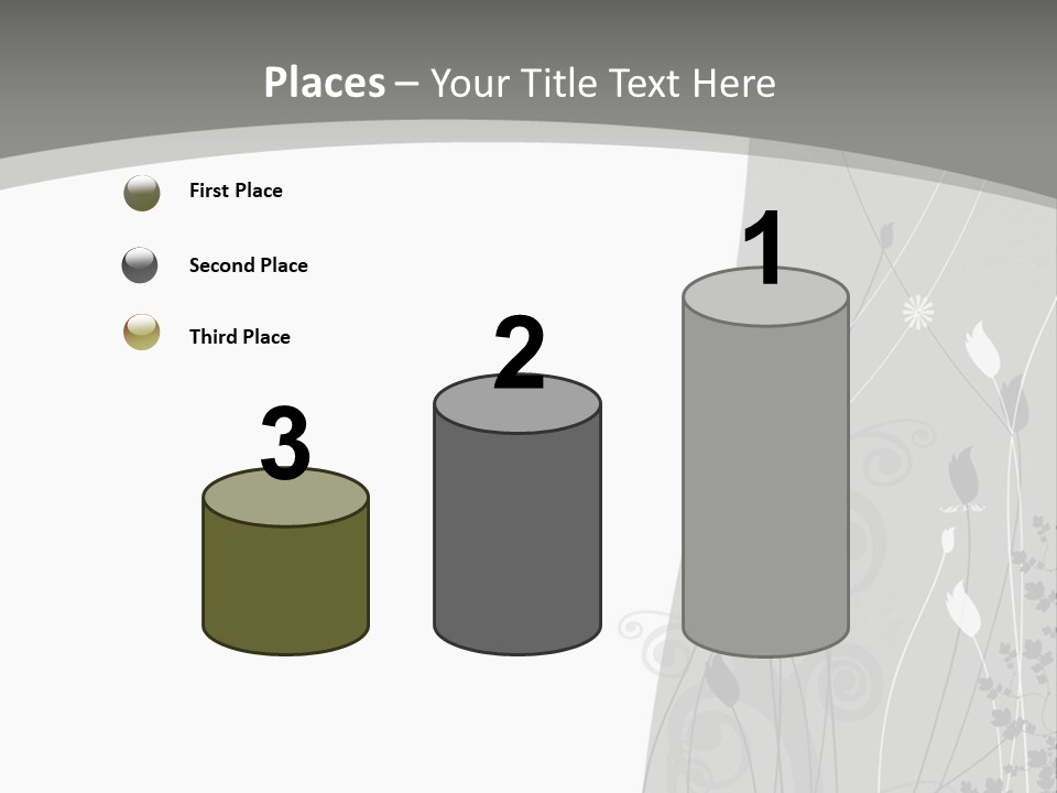 Pattern White Abstract PowerPoint Template