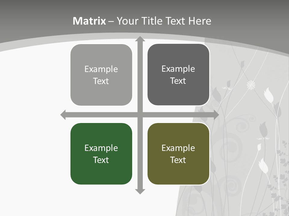 Pattern White Abstract PowerPoint Template