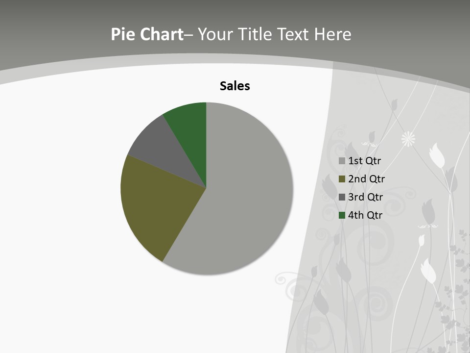 Pattern White Abstract PowerPoint Template