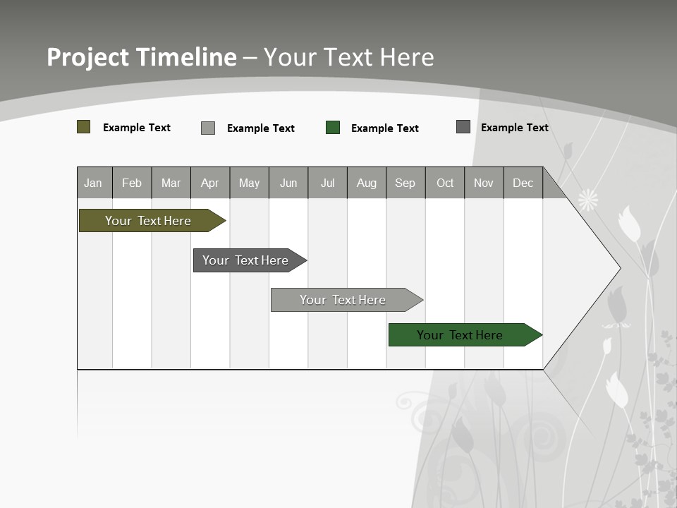 Pattern White Abstract PowerPoint Template