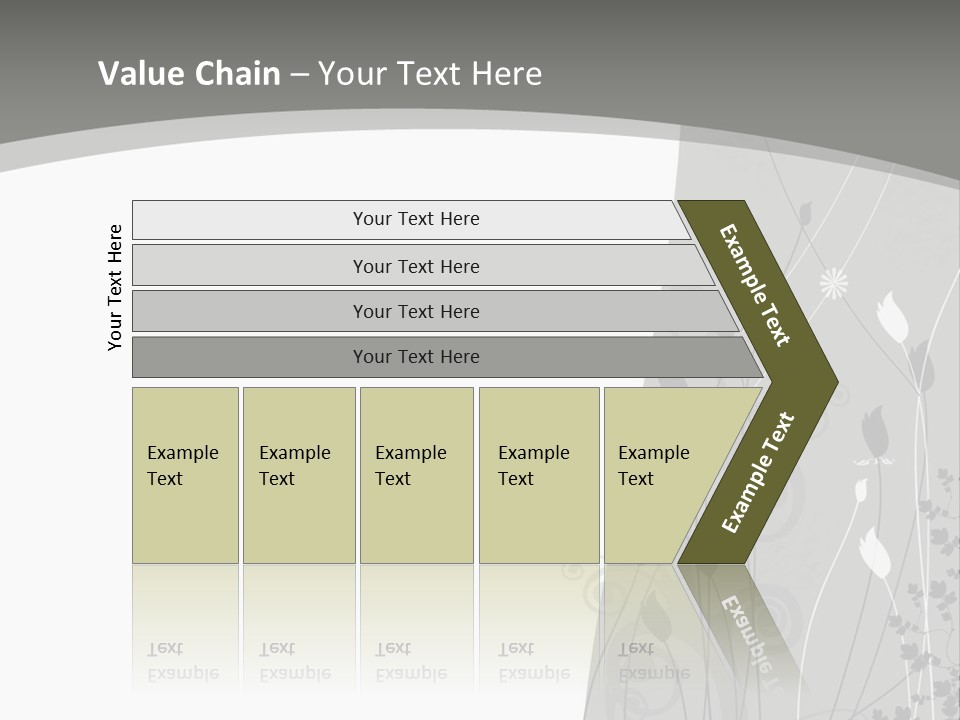 Pattern White Abstract PowerPoint Template