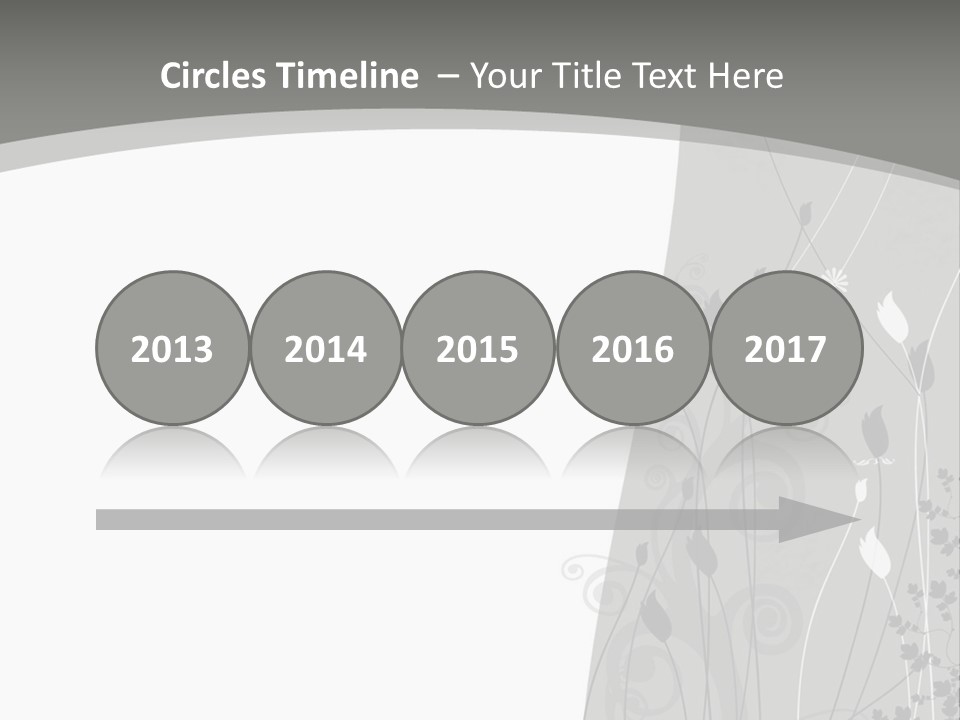 Pattern White Abstract PowerPoint Template