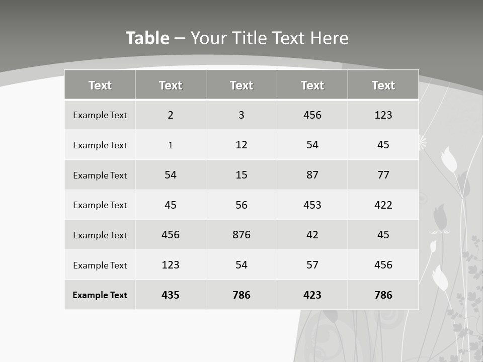 Pattern White Abstract PowerPoint Template