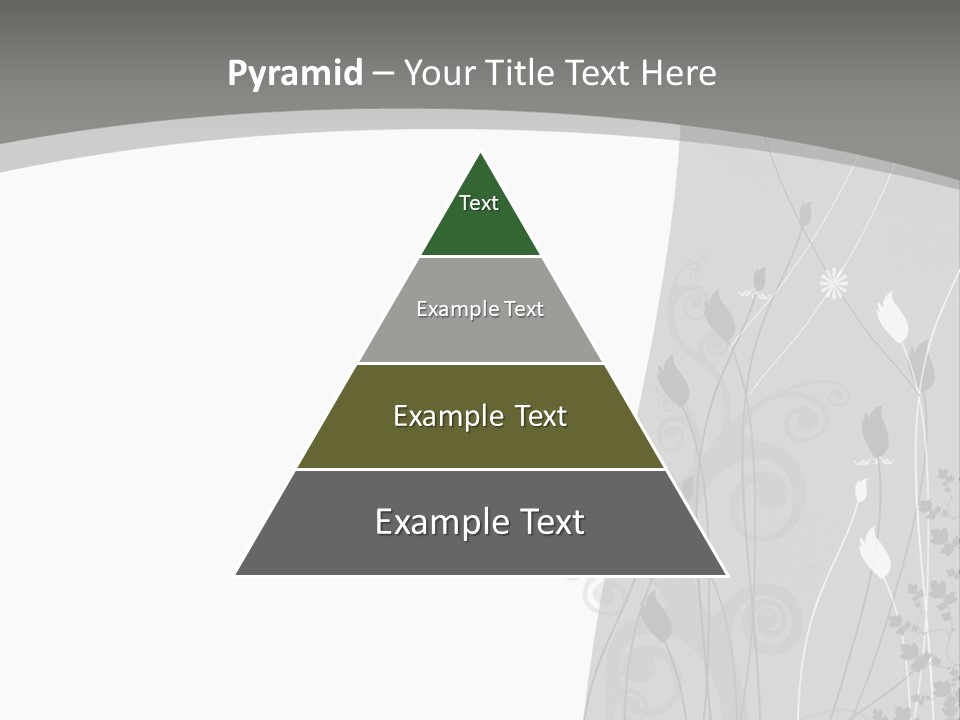 Pattern White Abstract PowerPoint Template