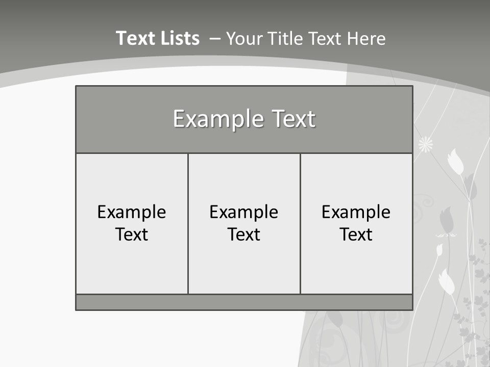 Pattern White Abstract PowerPoint Template