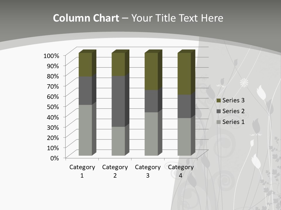 Pattern White Abstract PowerPoint Template