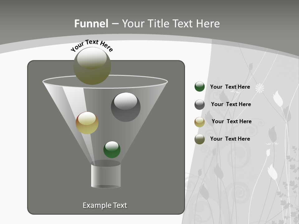 Pattern White Abstract PowerPoint Template