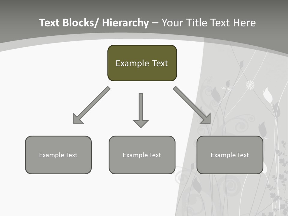 Pattern White Abstract PowerPoint Template