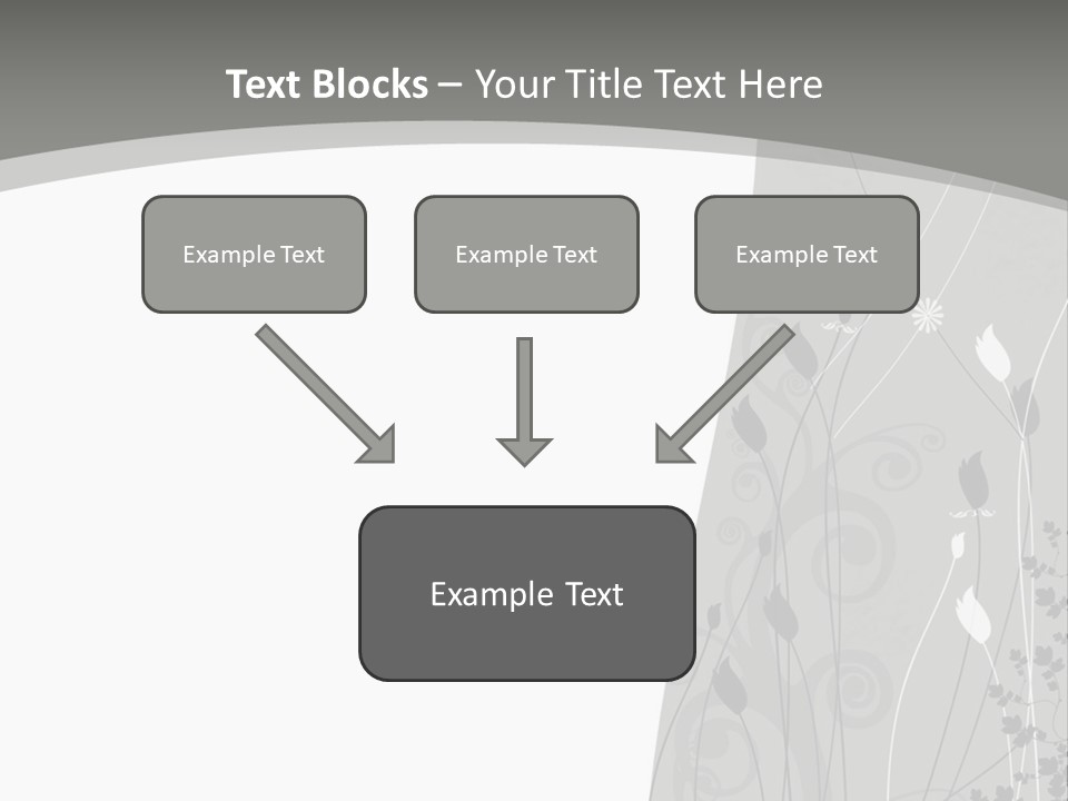 Pattern White Abstract PowerPoint Template