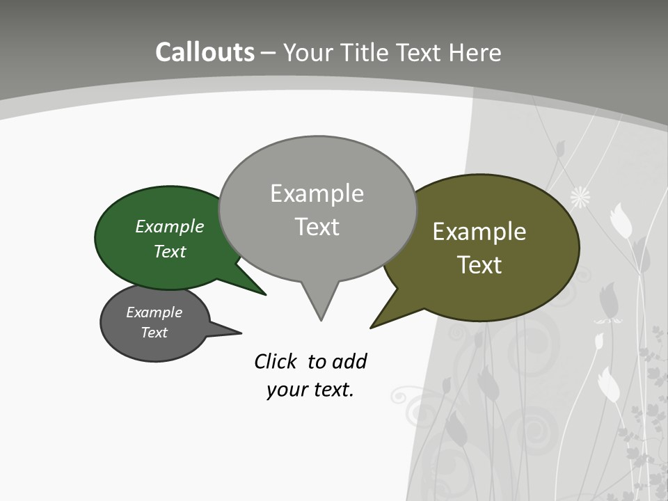 Pattern White Abstract PowerPoint Template