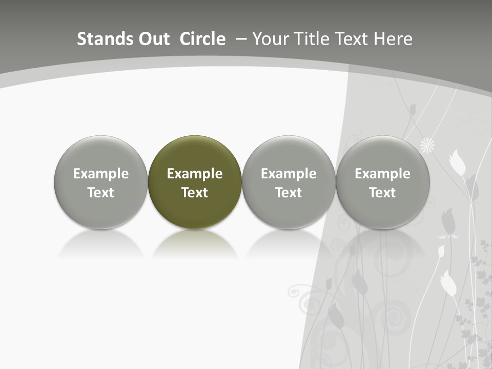 Pattern White Abstract PowerPoint Template