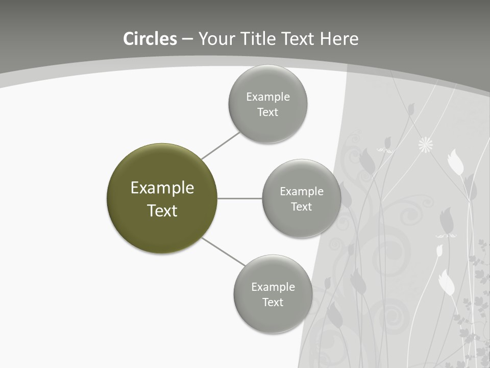 Pattern White Abstract PowerPoint Template
