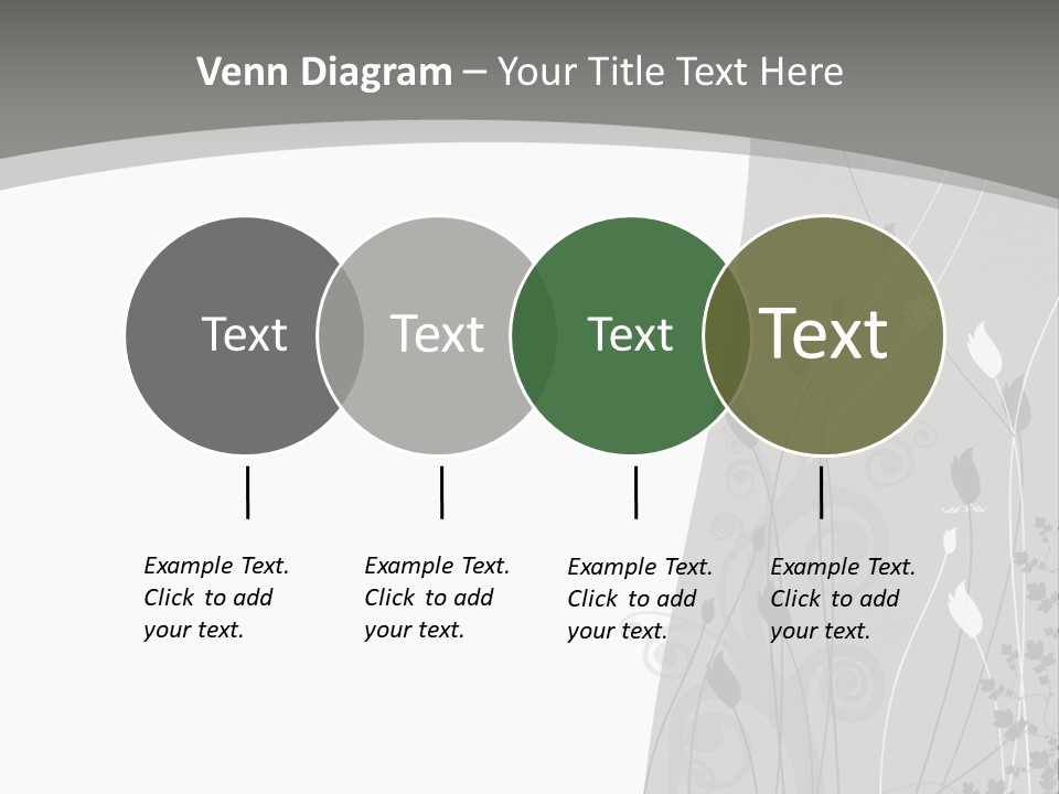 Pattern White Abstract PowerPoint Template