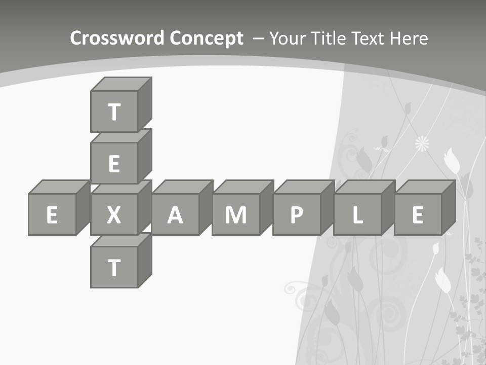 Pattern White Abstract PowerPoint Template