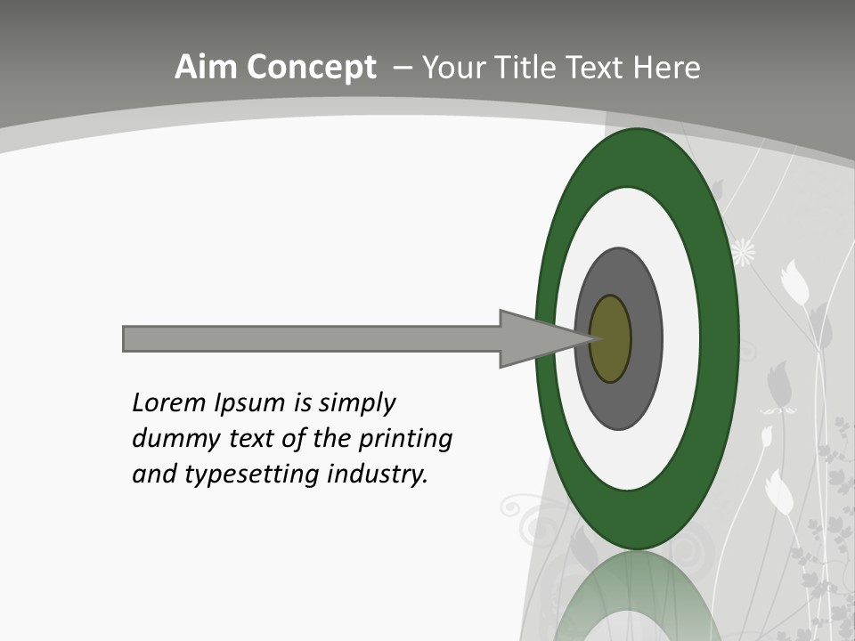 Pattern White Abstract PowerPoint Template