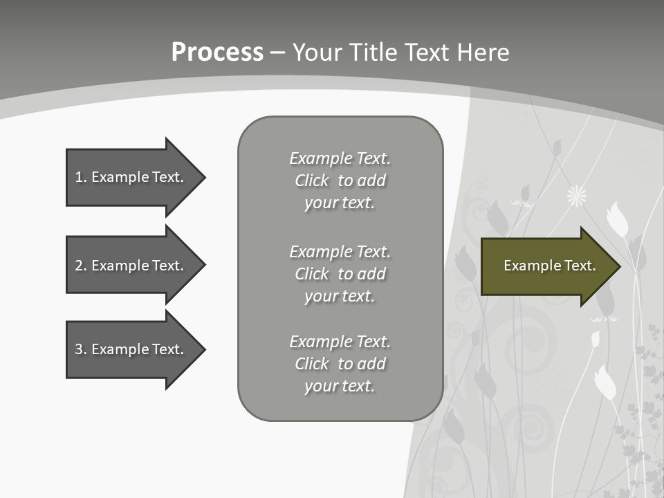Pattern White Abstract PowerPoint Template
