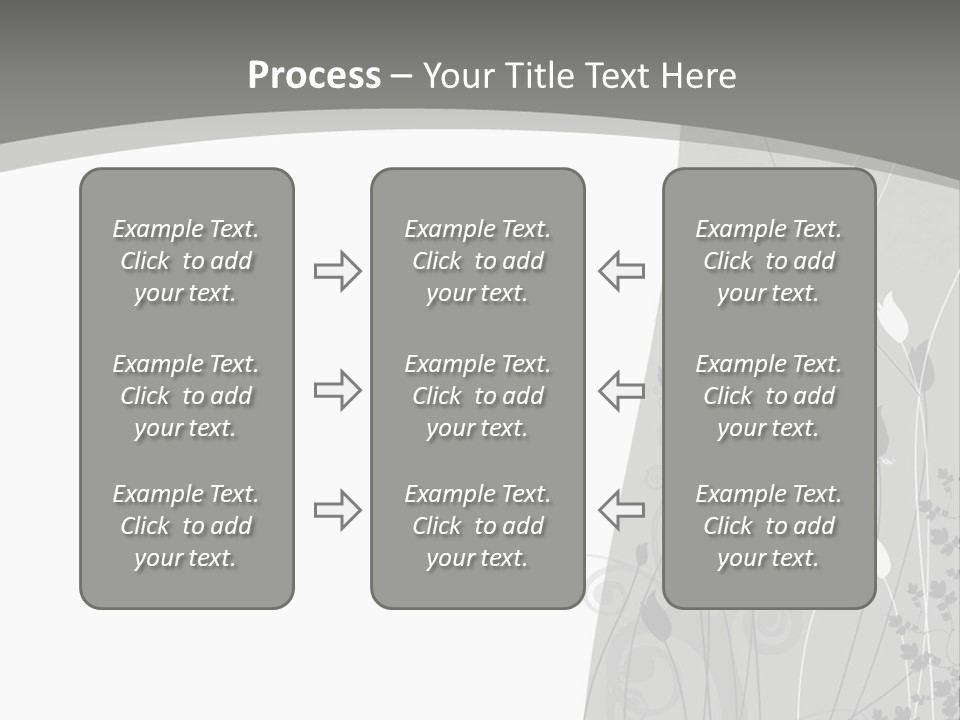 Pattern White Abstract PowerPoint Template
