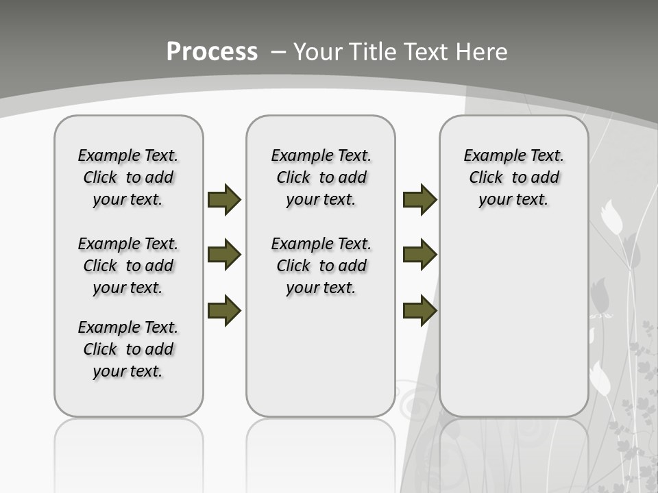 Pattern White Abstract PowerPoint Template