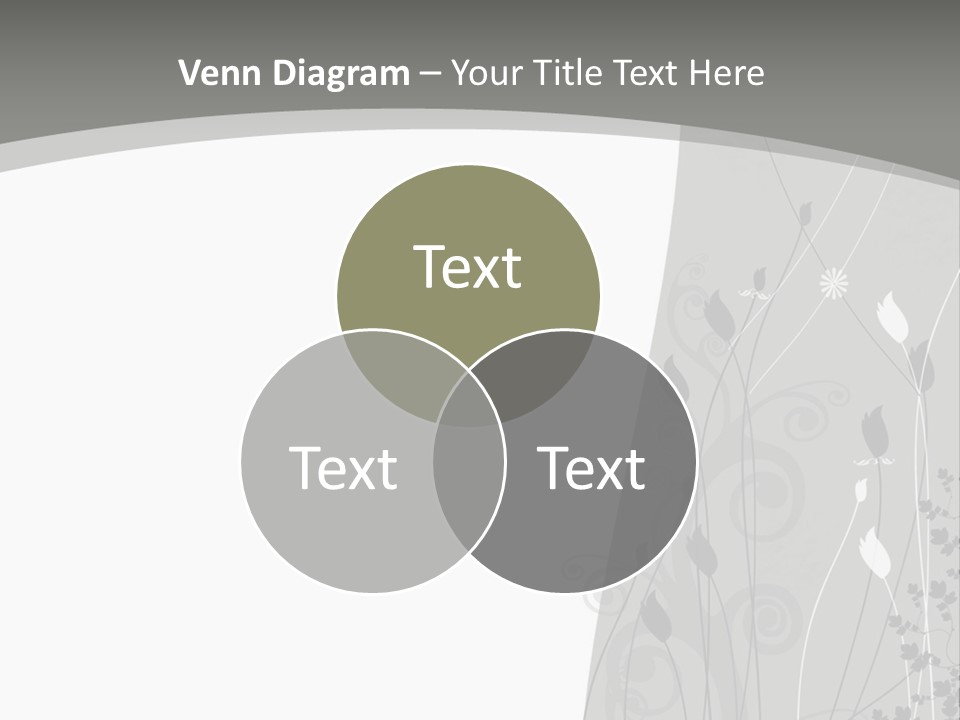 Pattern White Abstract PowerPoint Template