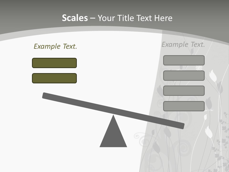 Pattern White Abstract PowerPoint Template