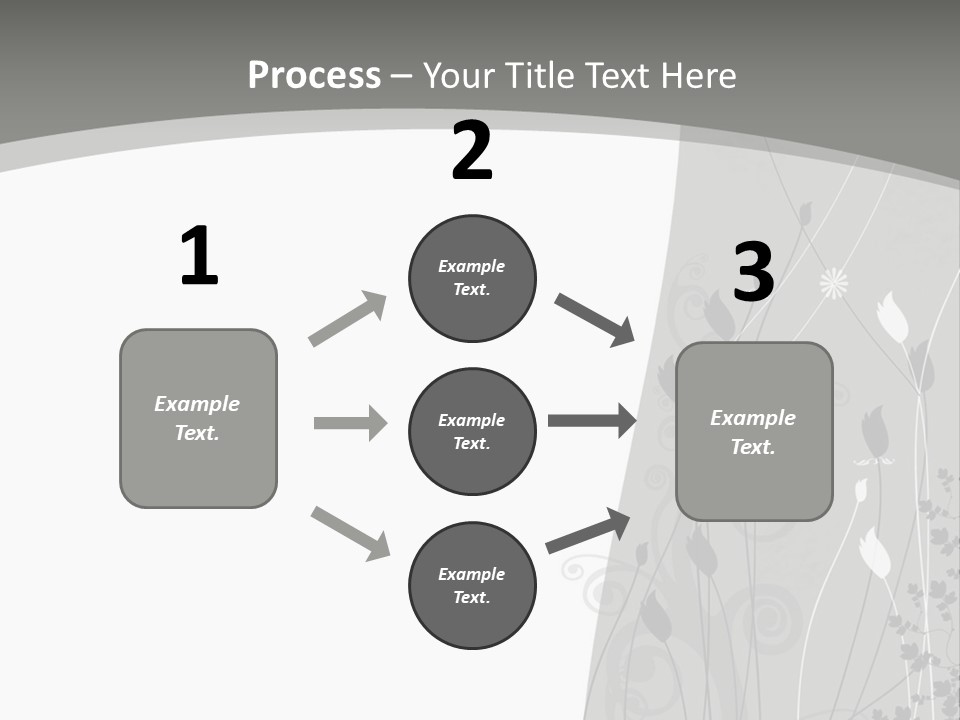 Pattern White Abstract PowerPoint Template