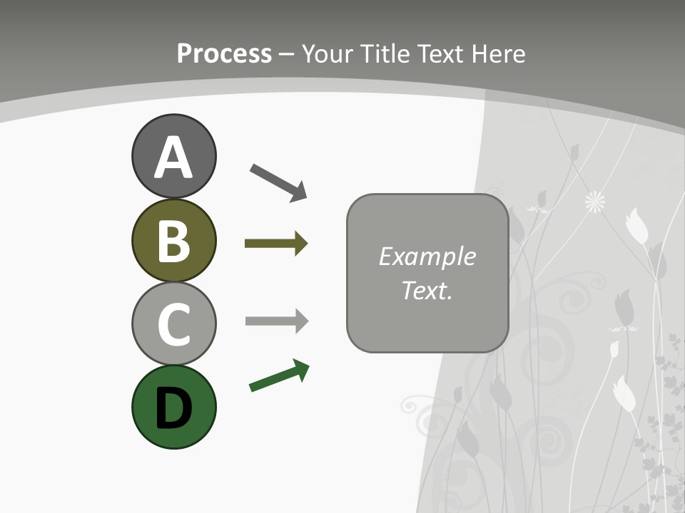 Pattern White Abstract PowerPoint Template