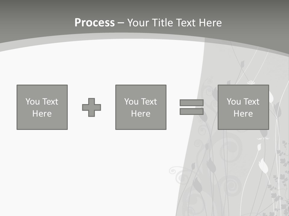 Pattern White Abstract PowerPoint Template
