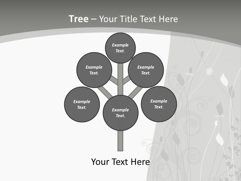 Pattern White Abstract PowerPoint Template