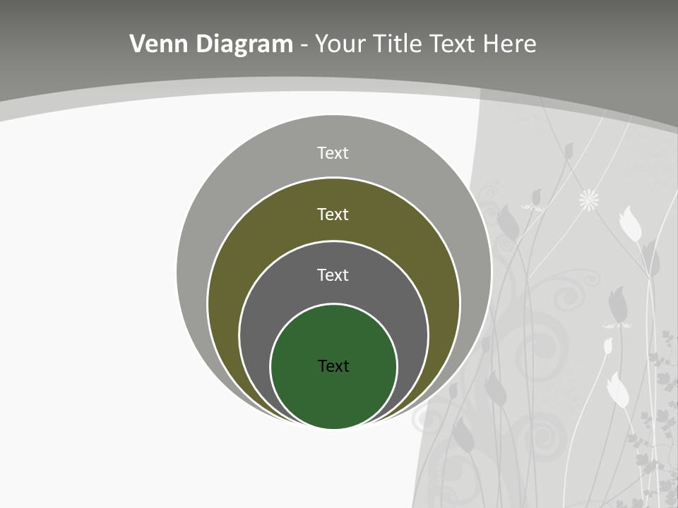 Pattern White Abstract PowerPoint Template