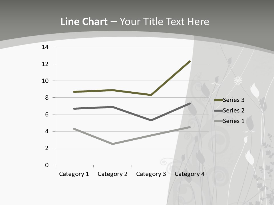 Pattern White Abstract PowerPoint Template