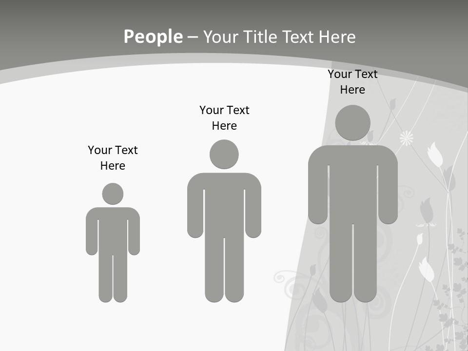 Pattern White Abstract PowerPoint Template