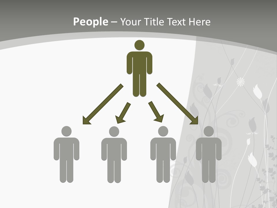 Pattern White Abstract PowerPoint Template