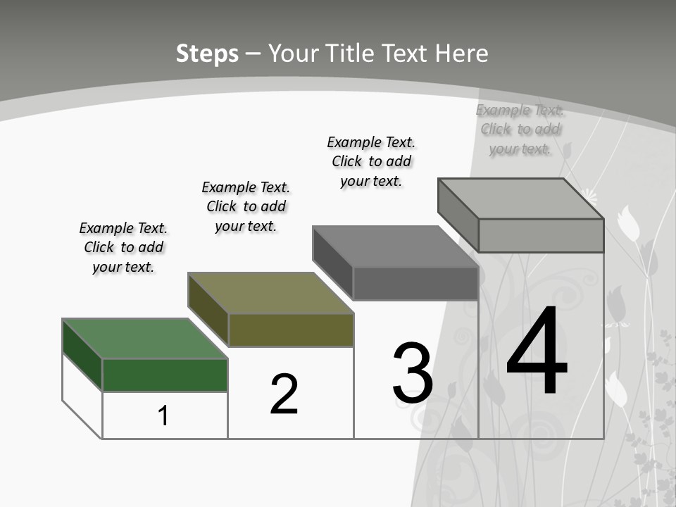 Pattern White Abstract PowerPoint Template