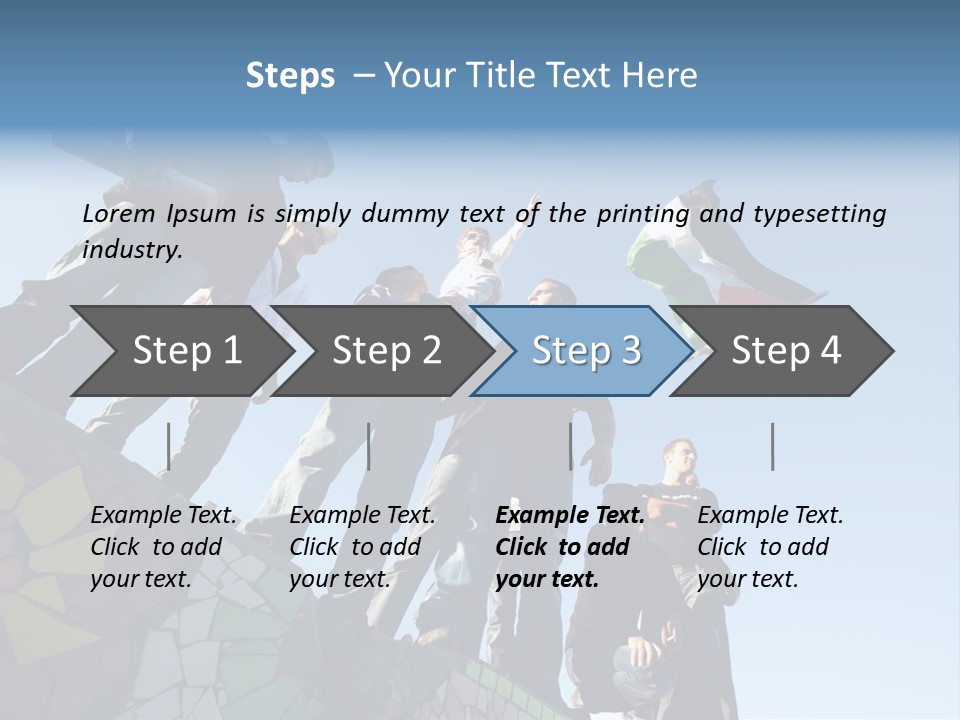 Boy Flag Child PowerPoint Template