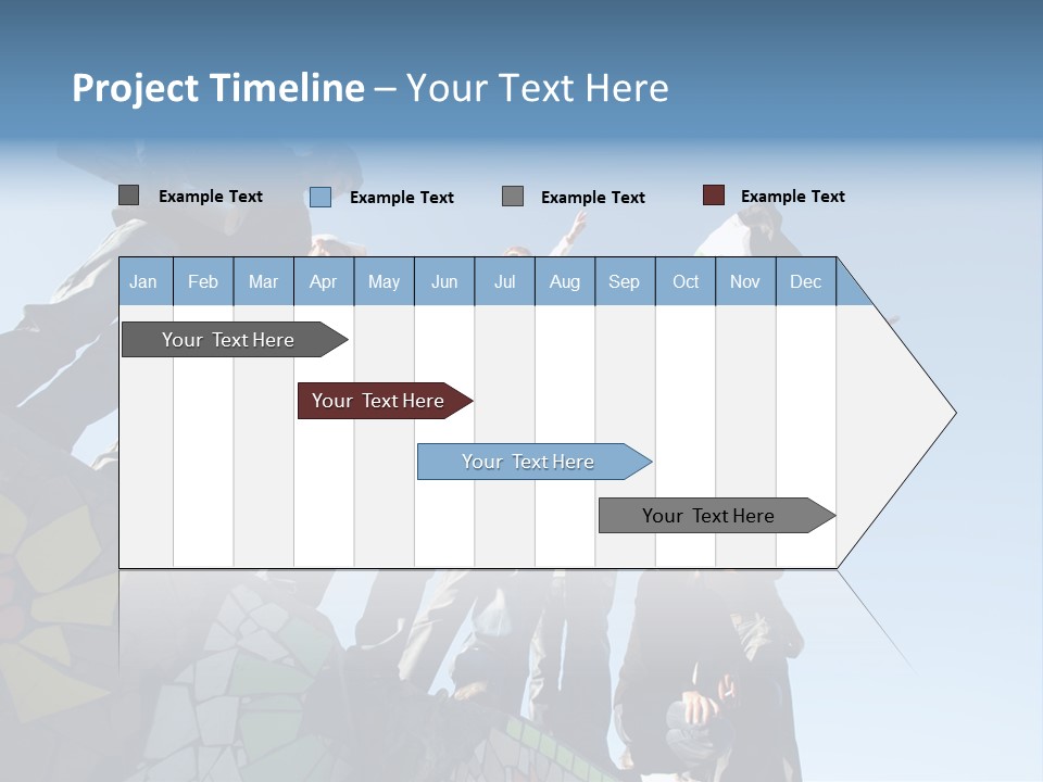 Boy Flag Child PowerPoint Template