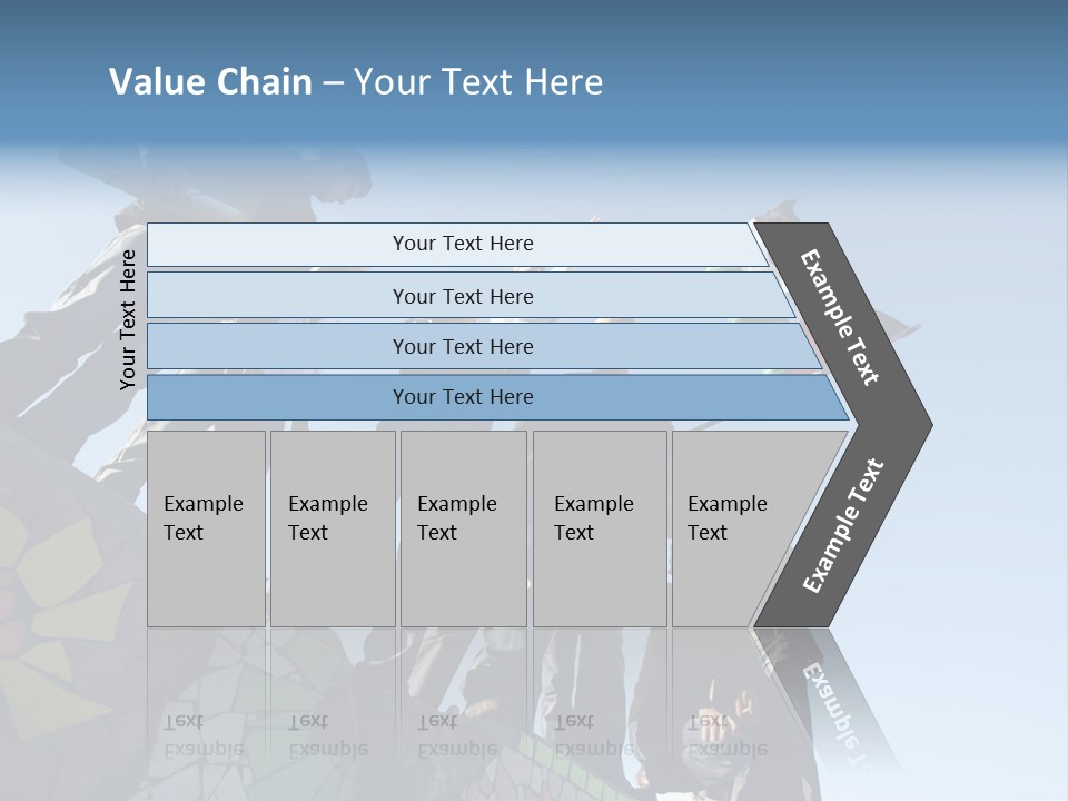 Boy Flag Child PowerPoint Template