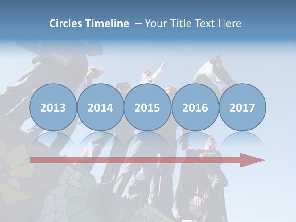 Boy Flag Child PowerPoint Template