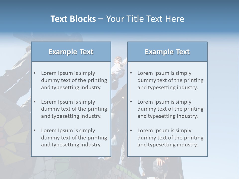 Boy Flag Child PowerPoint Template